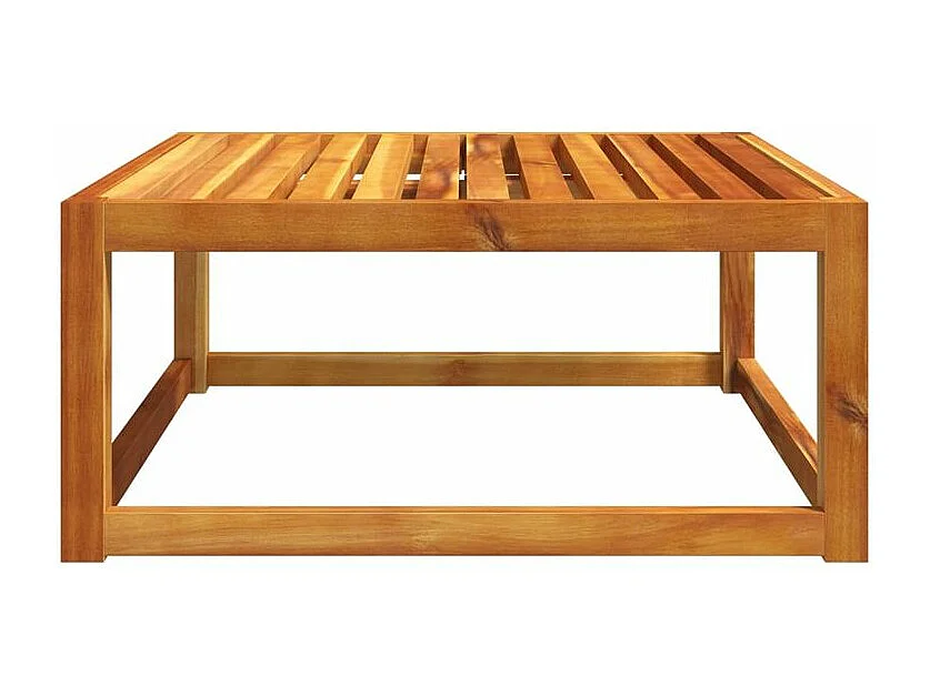Table de jardin 65x65x29 bois massif d'acacia