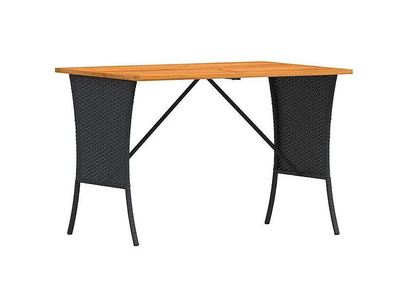 Ensemble à manger de jardin avec coussins 3 pcs Noir