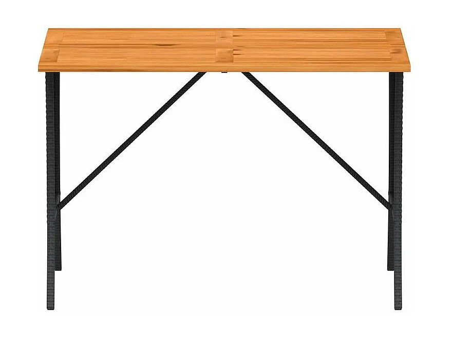 Ensemble à manger de jardin avec coussins 3 pcs Noir