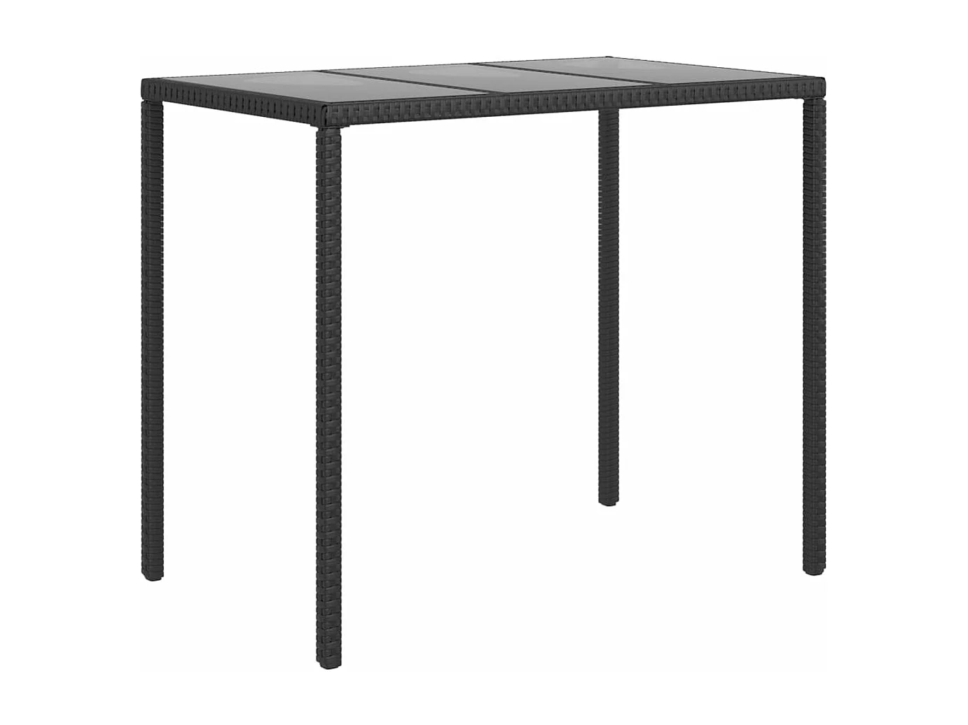 Salon de jardin 6 pcs avec coussins Noir Résine tressée