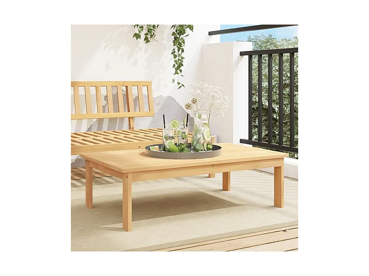 Table de jardin 100x60x30 bois d'acacia solide