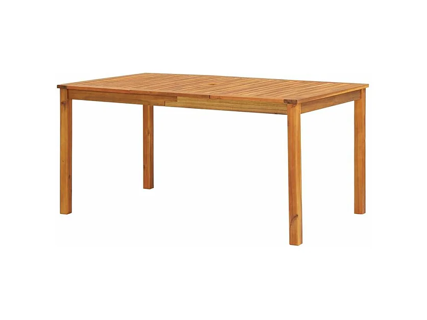 Ensemble à dîner d'extérieur 3 pcs et coussins Acacia solide