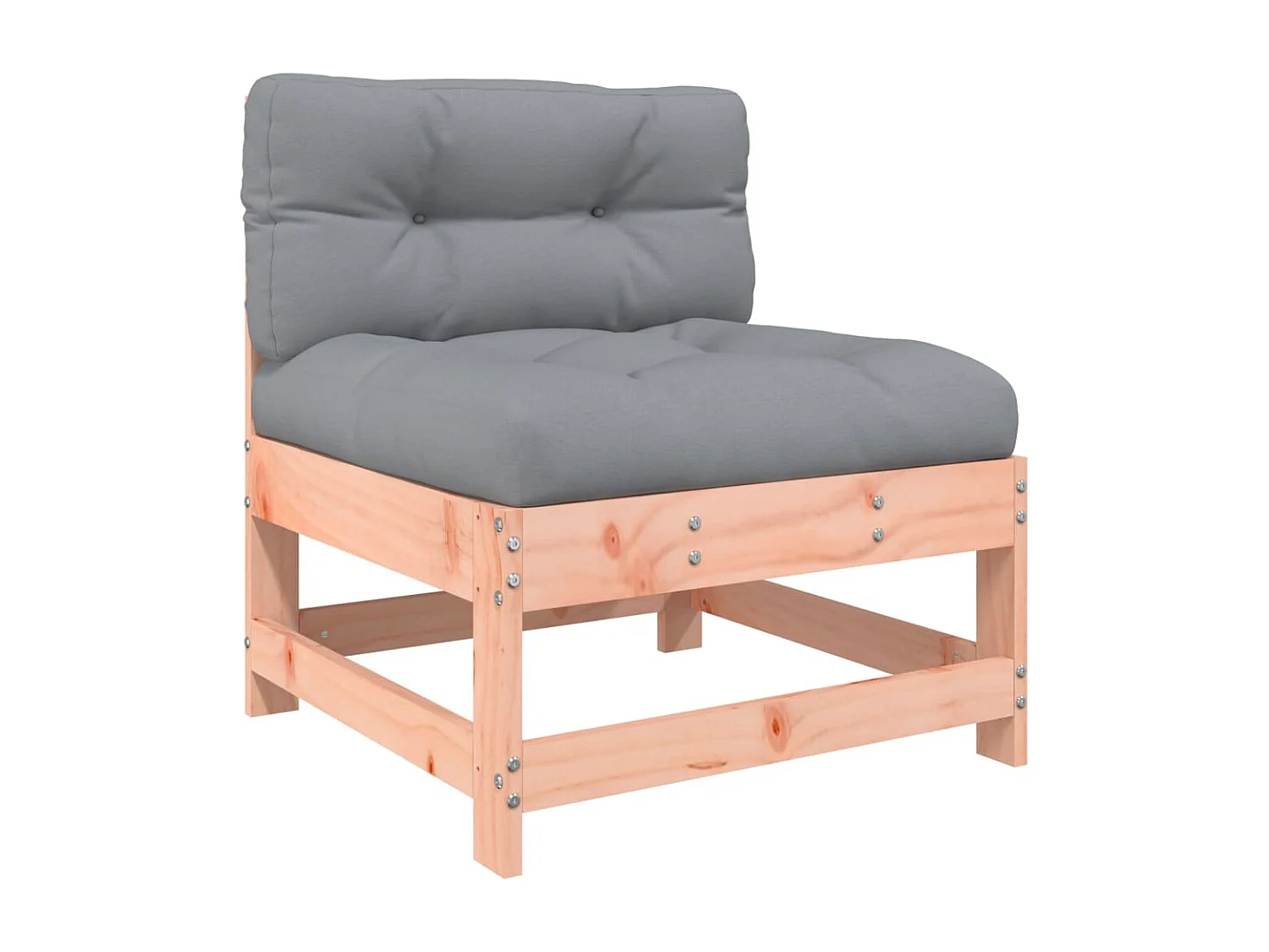 Salon de jardin 8 pcs avec coussins bois massif douglas