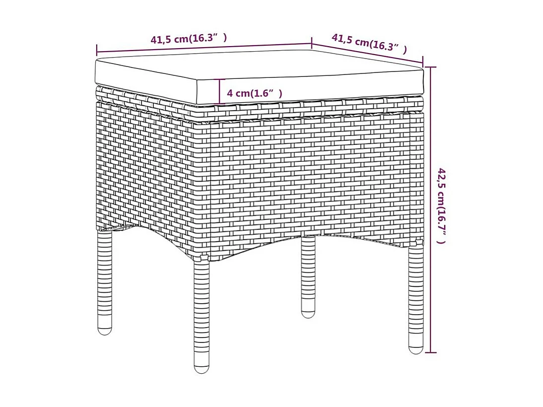 Ensemble à Manger de jardin 9pcs résine tressée et verre trempé
