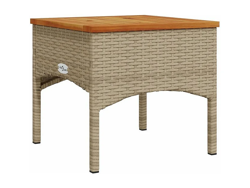 Salon de jardin avec coussins 3 pcs beige résine tressée