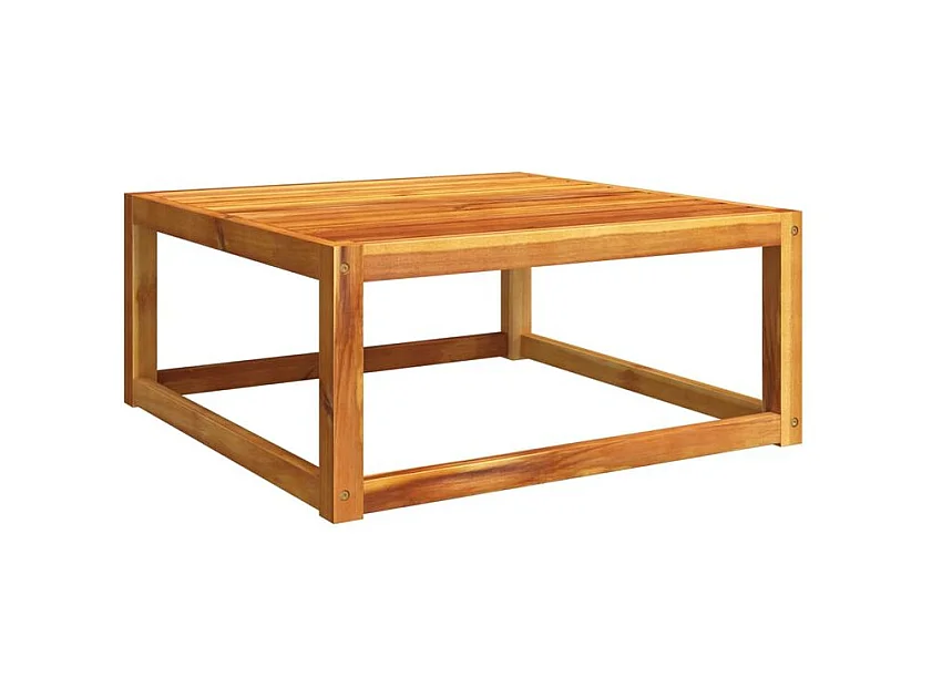 Salon de jardin avec coussins 6 pcs bois d'acacia solide