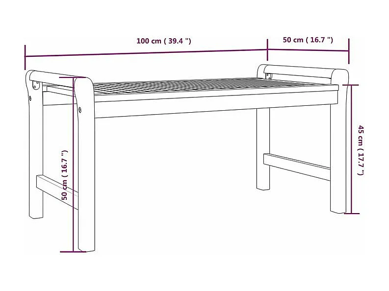 Salon de jardin avec coussins 5 pcs Bois d'acacia solide