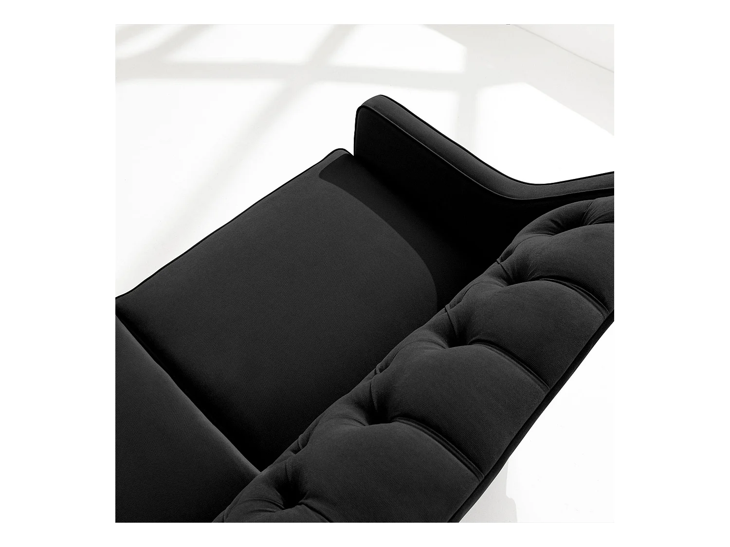 Sofa NOMUS - 2-Sitzer - Schwarz