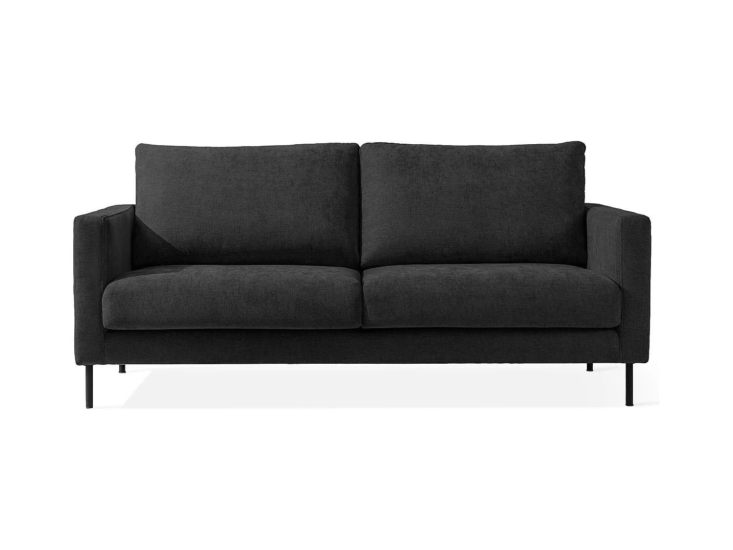Canapé droit LUMO - 3 places - Anthracite