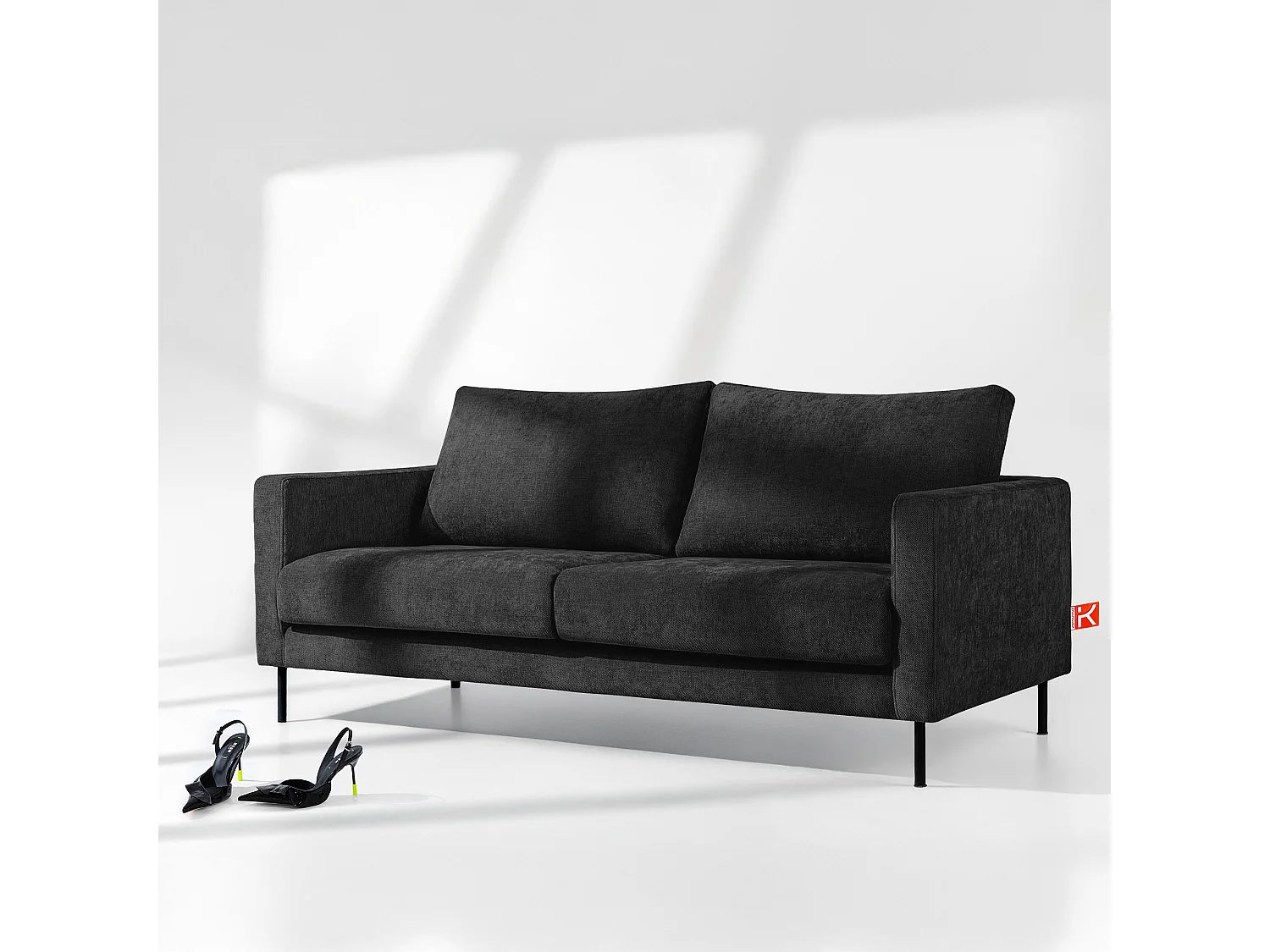Sofa LUMO - 3-Sitzer - Anthrazit