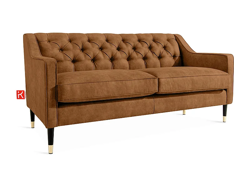 Sofa NOMUS - 2-Sitzer - Dunkelorange