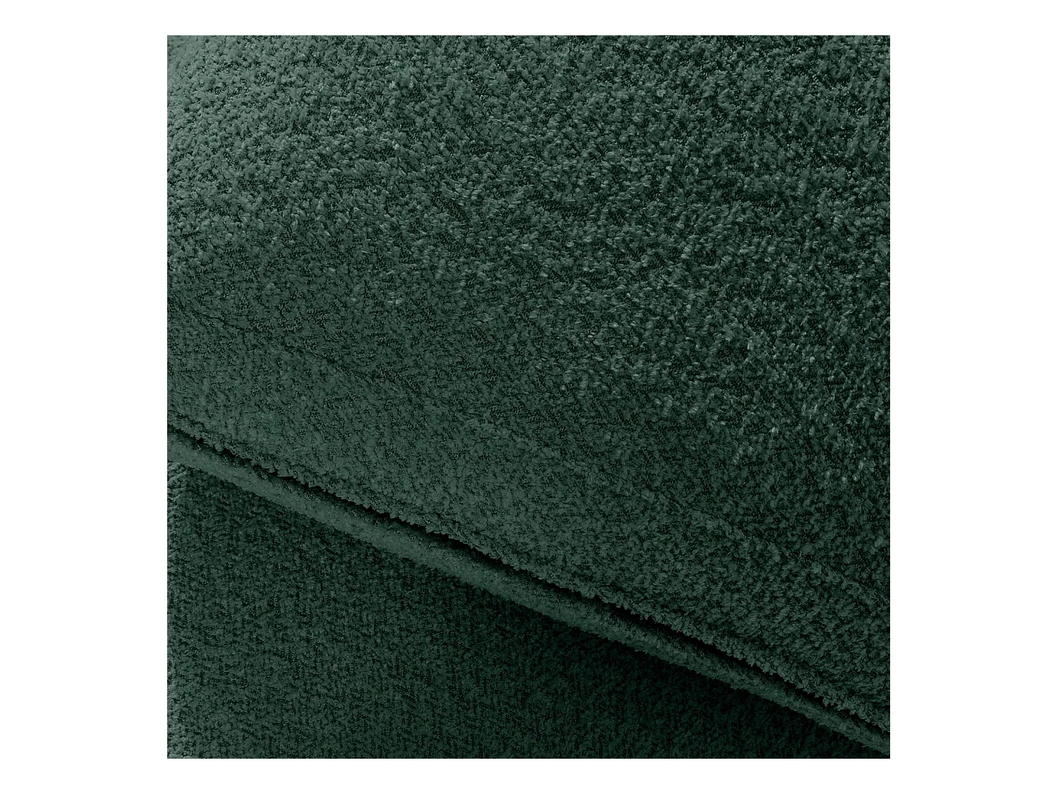 Ecksofa links - modern - ZUCCO - 4-Sitzer - Boucle - Grün