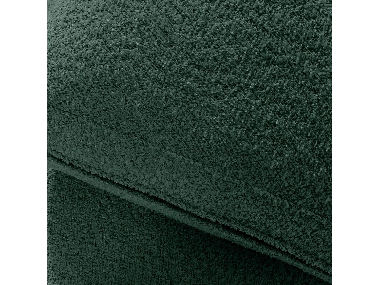 Ecksofa links - modern - ZUCCO - 4-Sitzer - Boucle - Grün