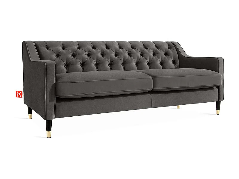 Sofa NOMUS - 3-Sitzer - Grau