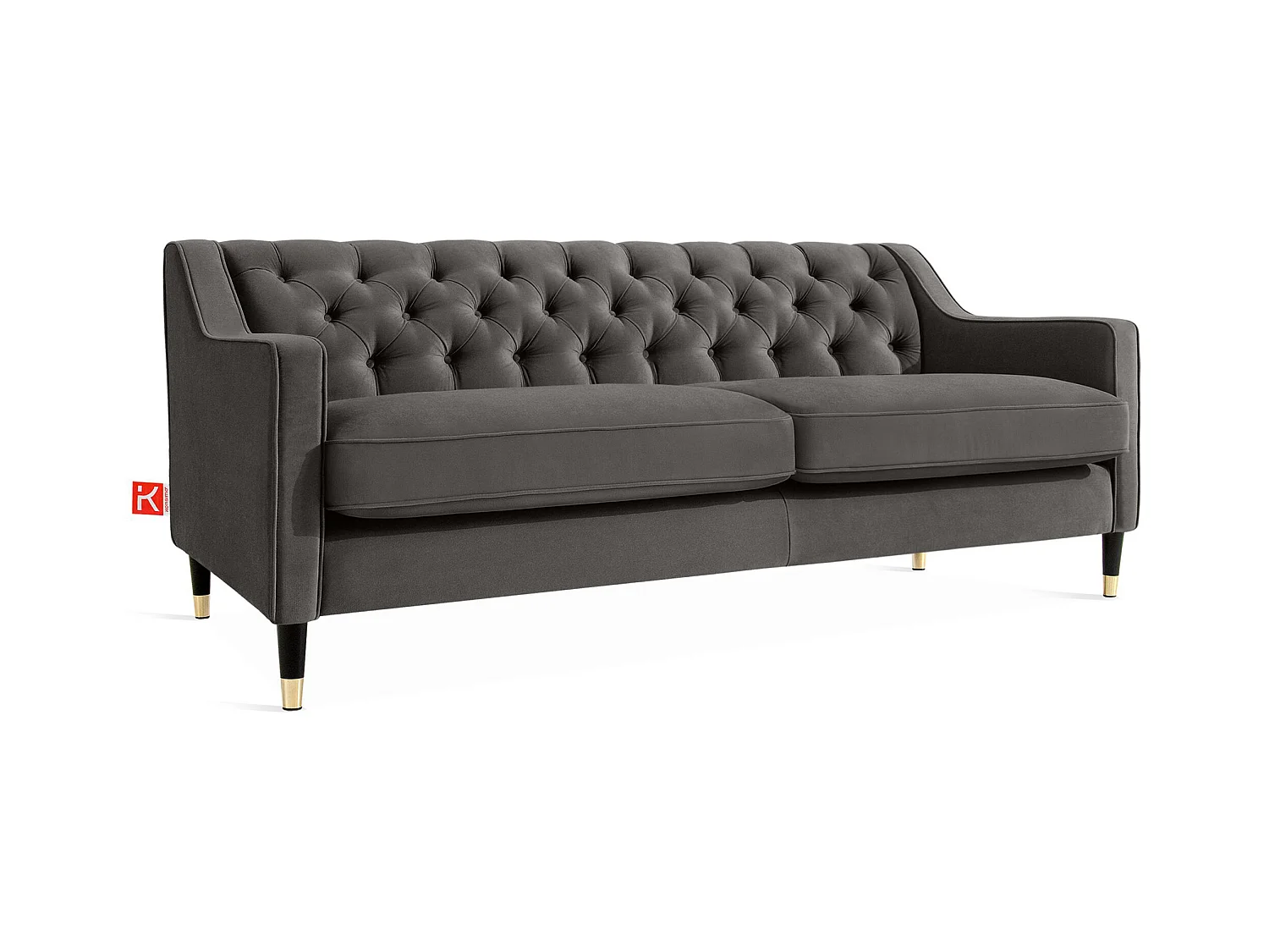 Sofa NOMUS - 3-Sitzer - Grau