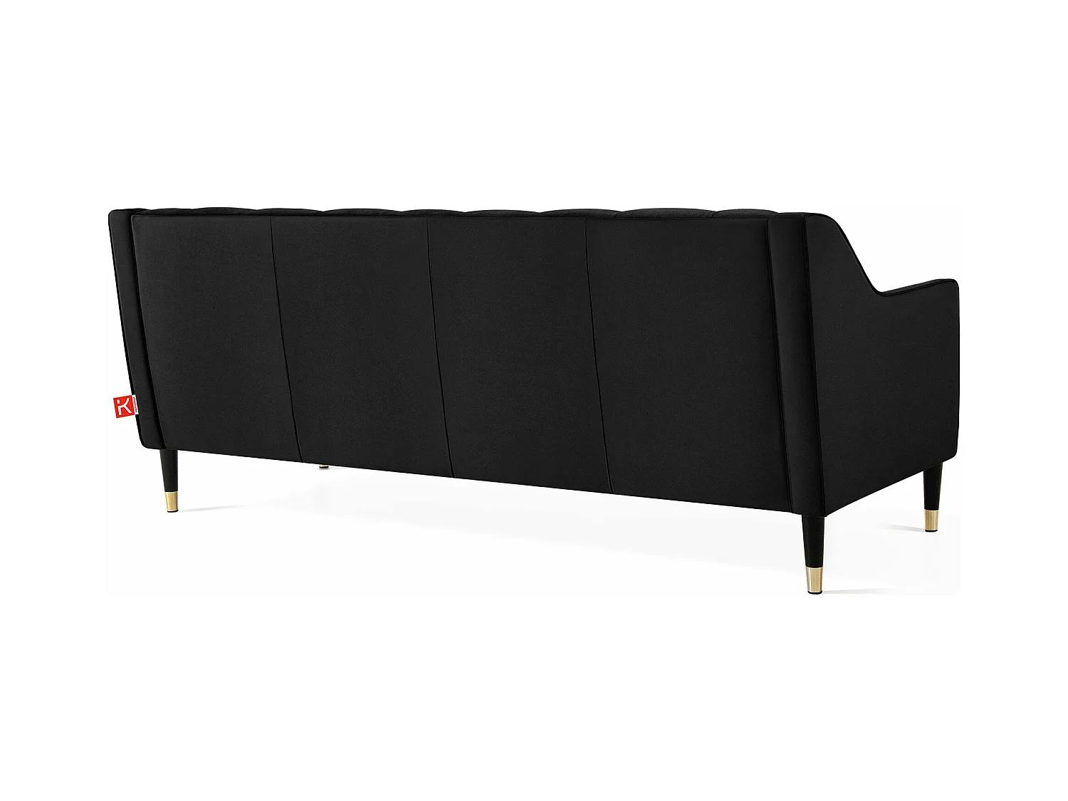 Sofa NOMUS - 3-Sitzer - Schwarz