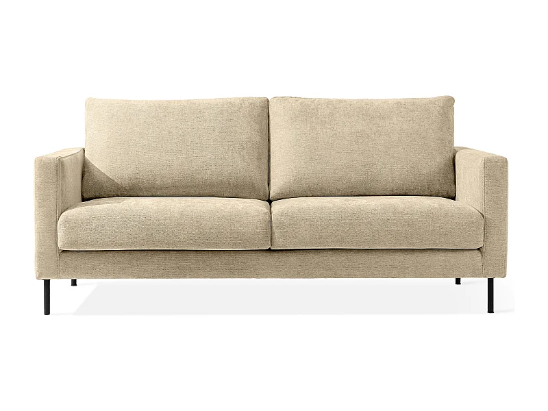 Sofa mit Schlaffunktion - MOLLIS - 3-Sitzer - Ecru