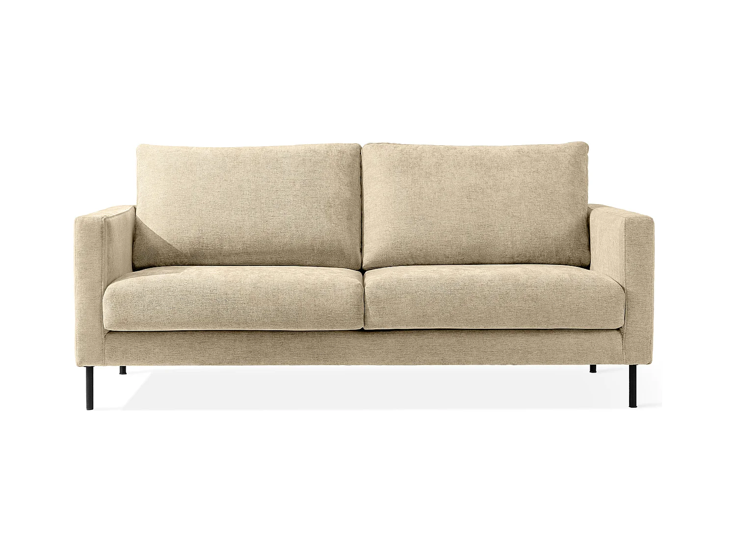 Sofa mit Schlaffunktion - MOLLIS - 3-Sitzer - Ecru