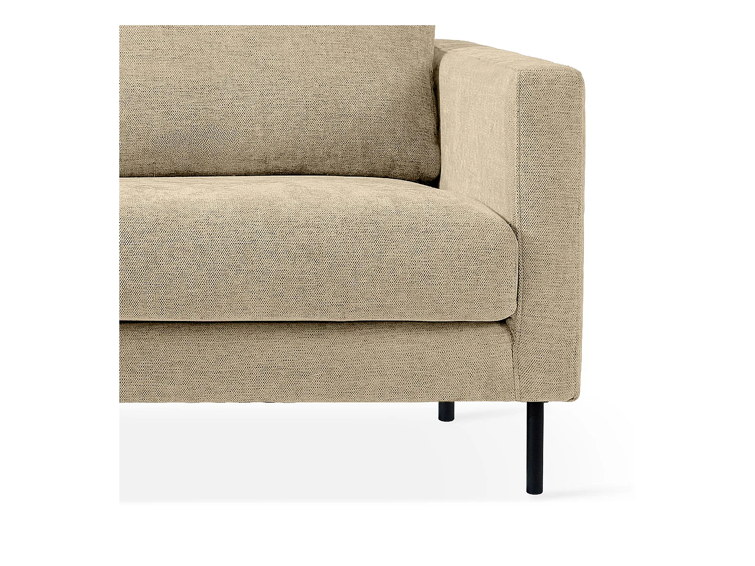 Sofa mit Schlaffunktion - MOLLIS - 3-Sitzer - Ecru