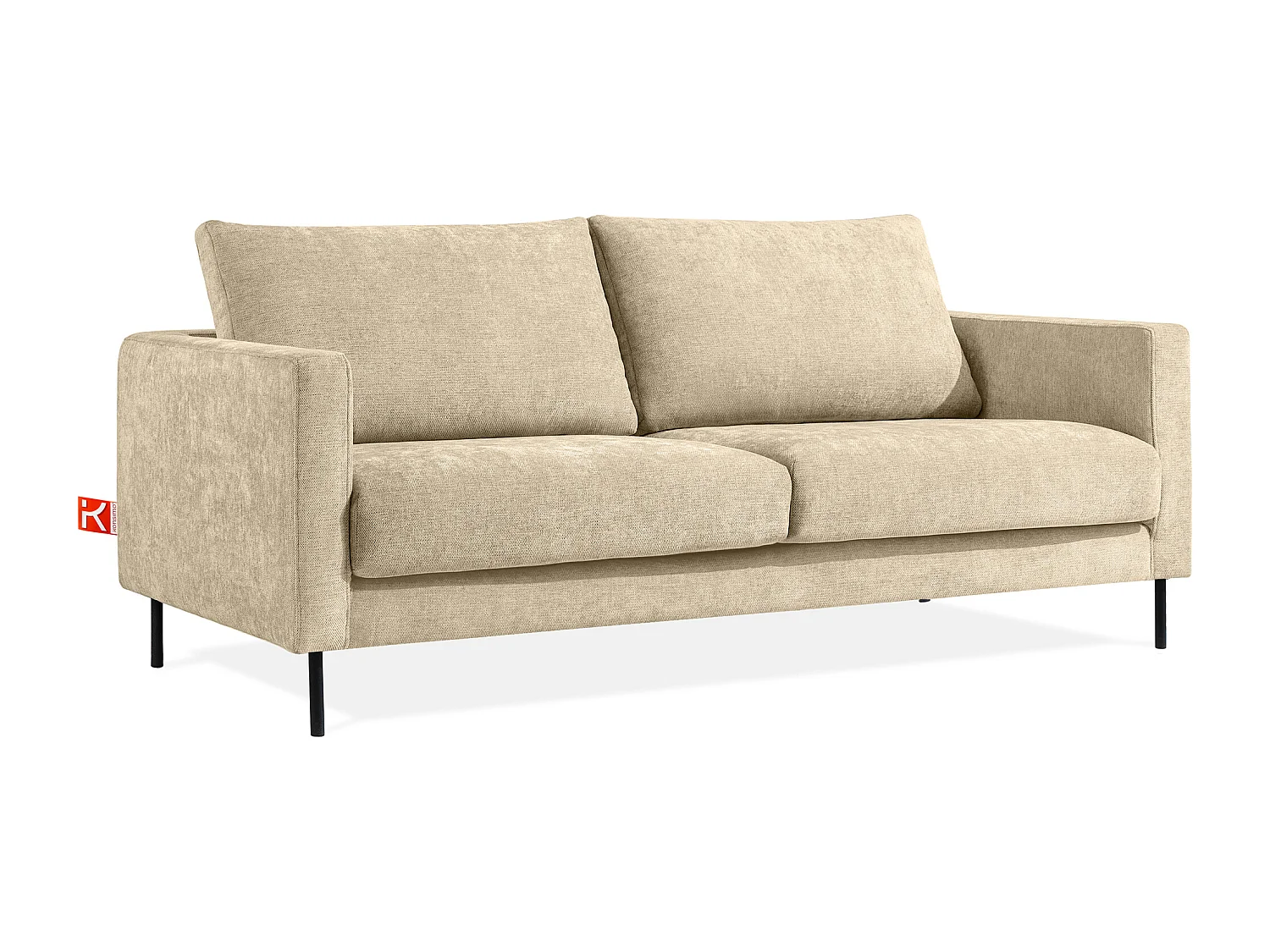 Sofa mit Schlaffunktion - MOLLIS - 3-Sitzer - Ecru