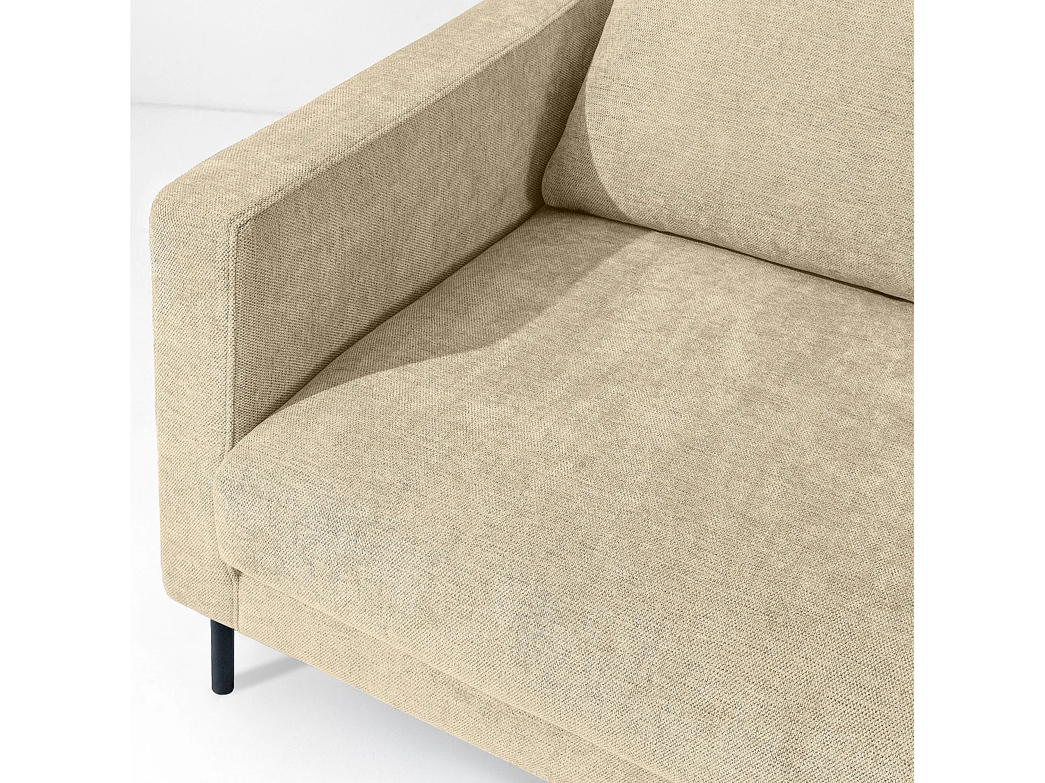 Sofa mit Schlaffunktion - MOLLIS - 3-Sitzer - Ecru