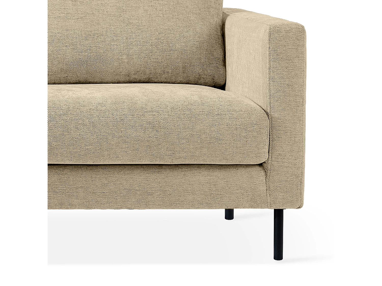 Sofa mit Schlaffunktion - MOLLIS - 3-Sitzer - Ecru