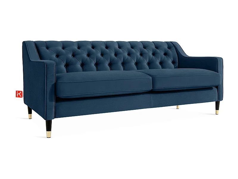 Sofa NOMUS - 3-Sitzer - Marineblau
