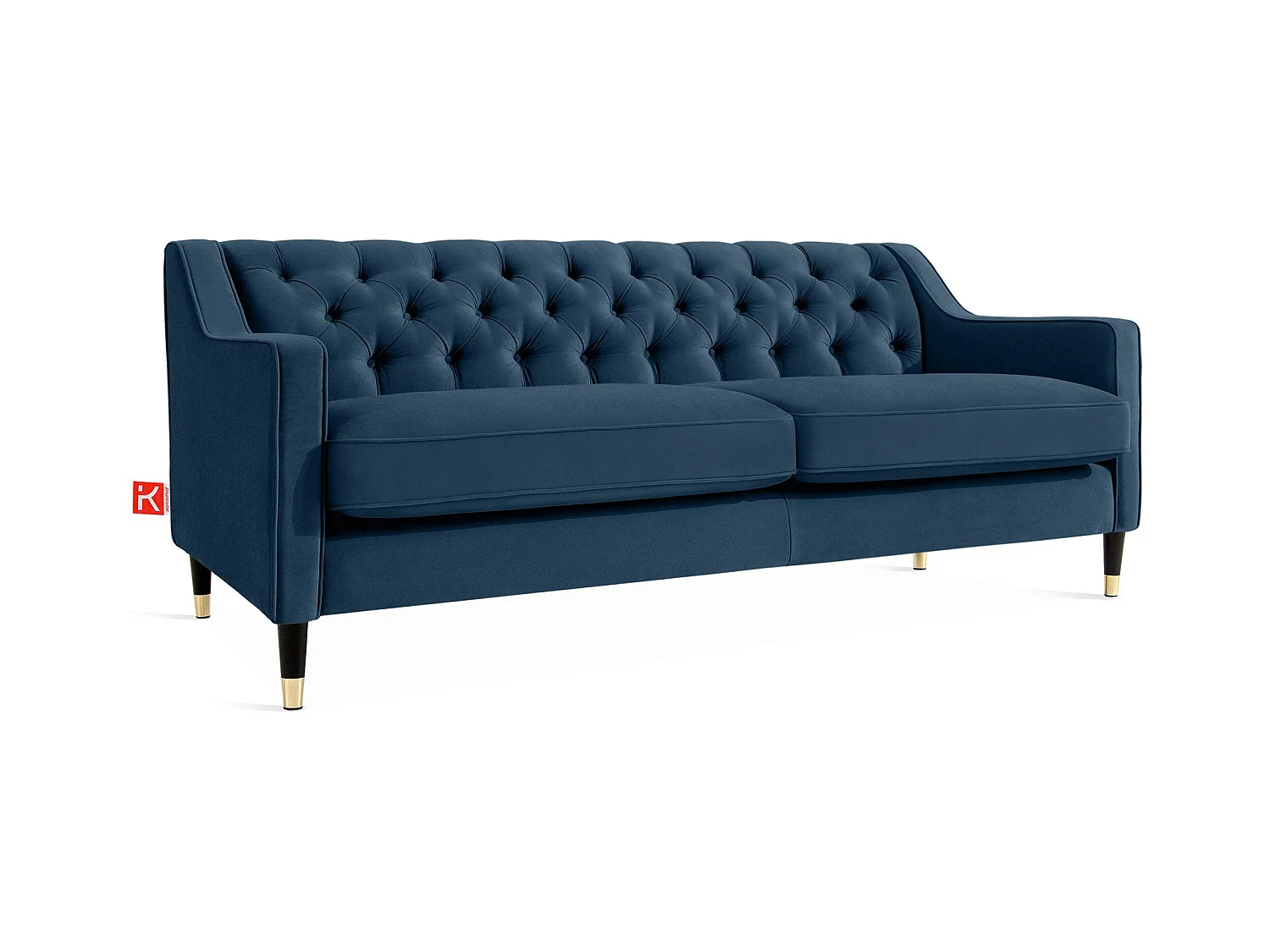 Sofa NOMUS - 3-Sitzer - Marineblau