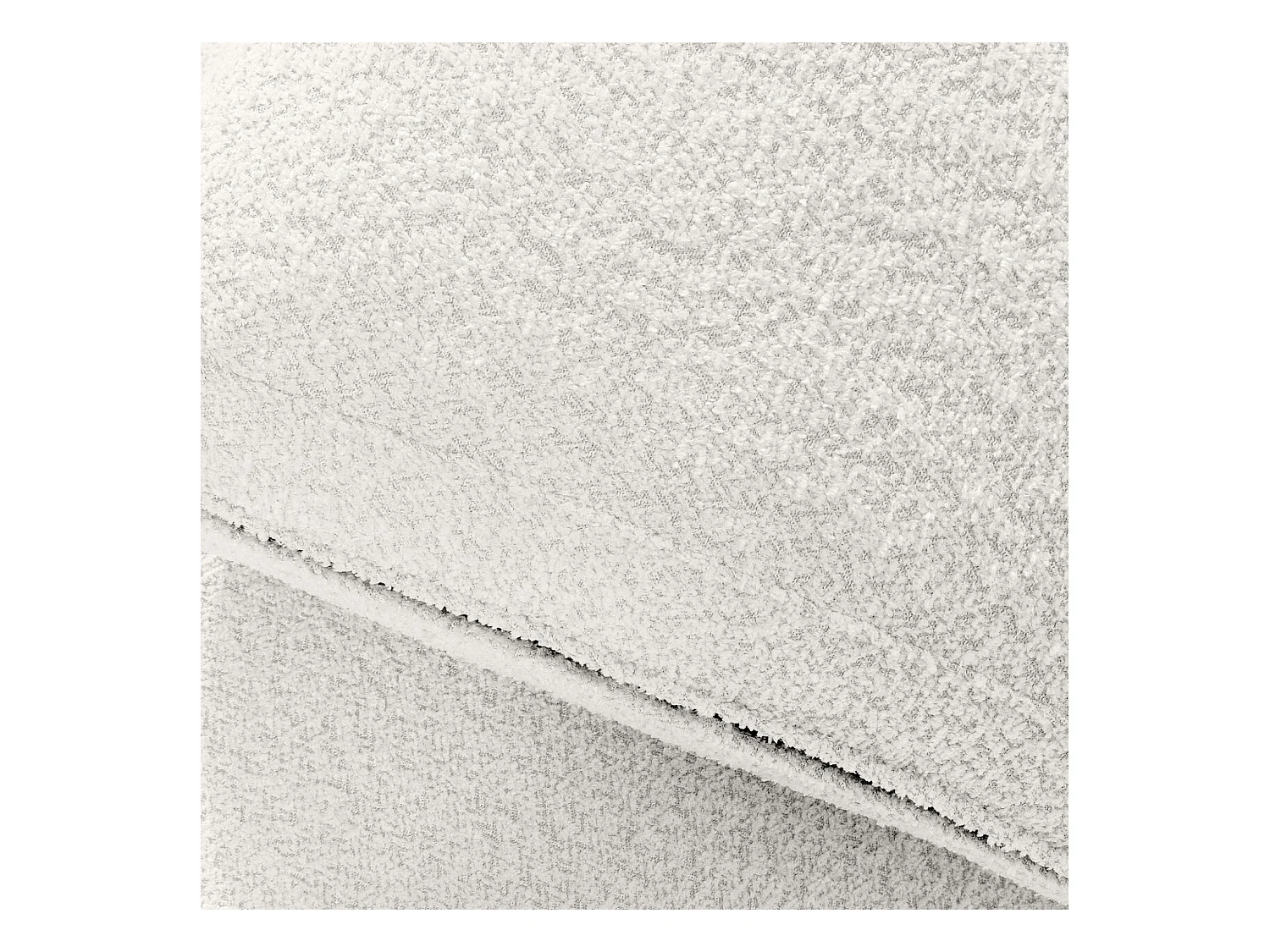 Ecksofa links - modern - ZUCCO - 4-Sitzer - Boucle - Ecru