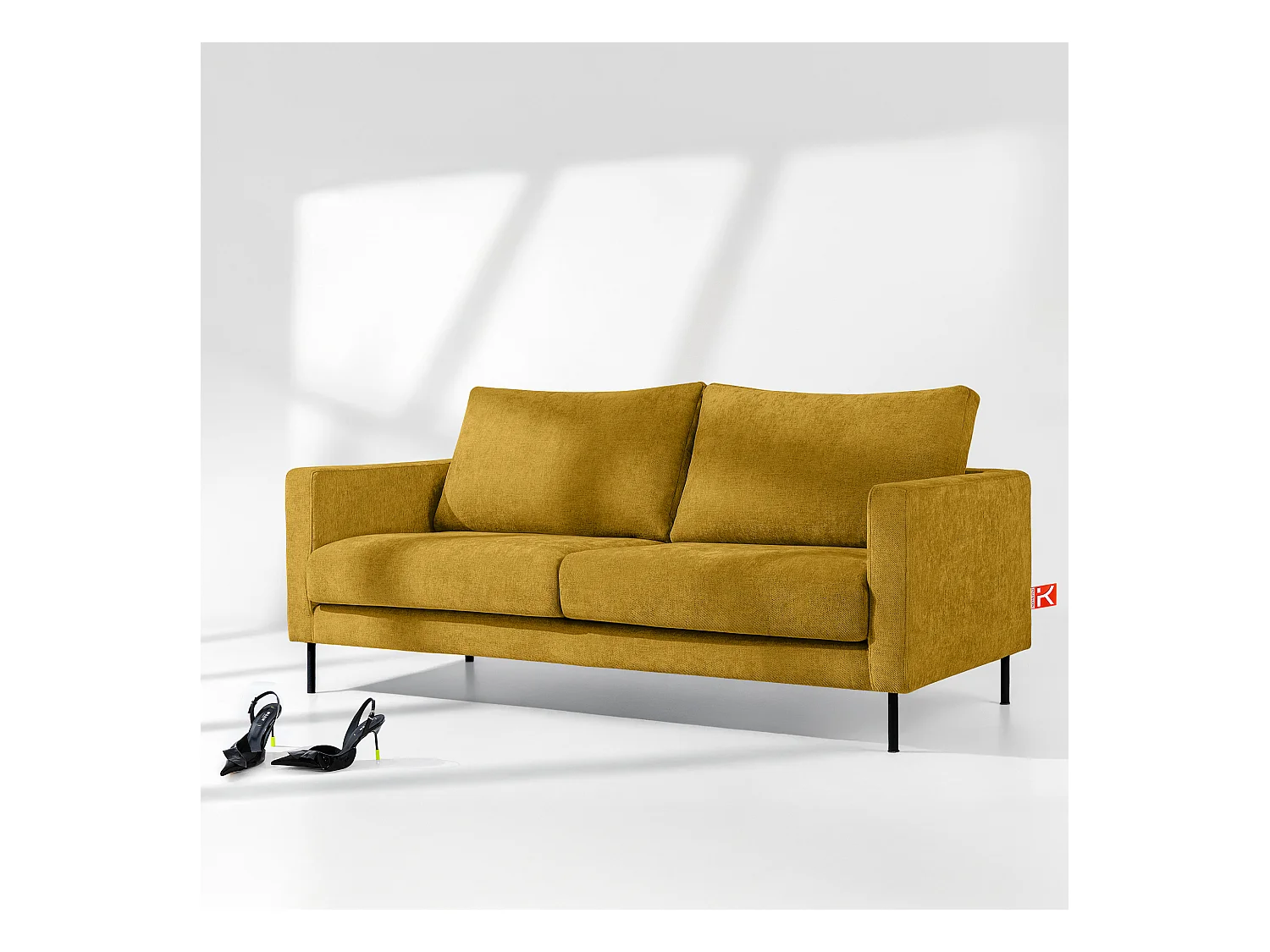 Sofa LUMO - 3-Sitzer - Gelb
