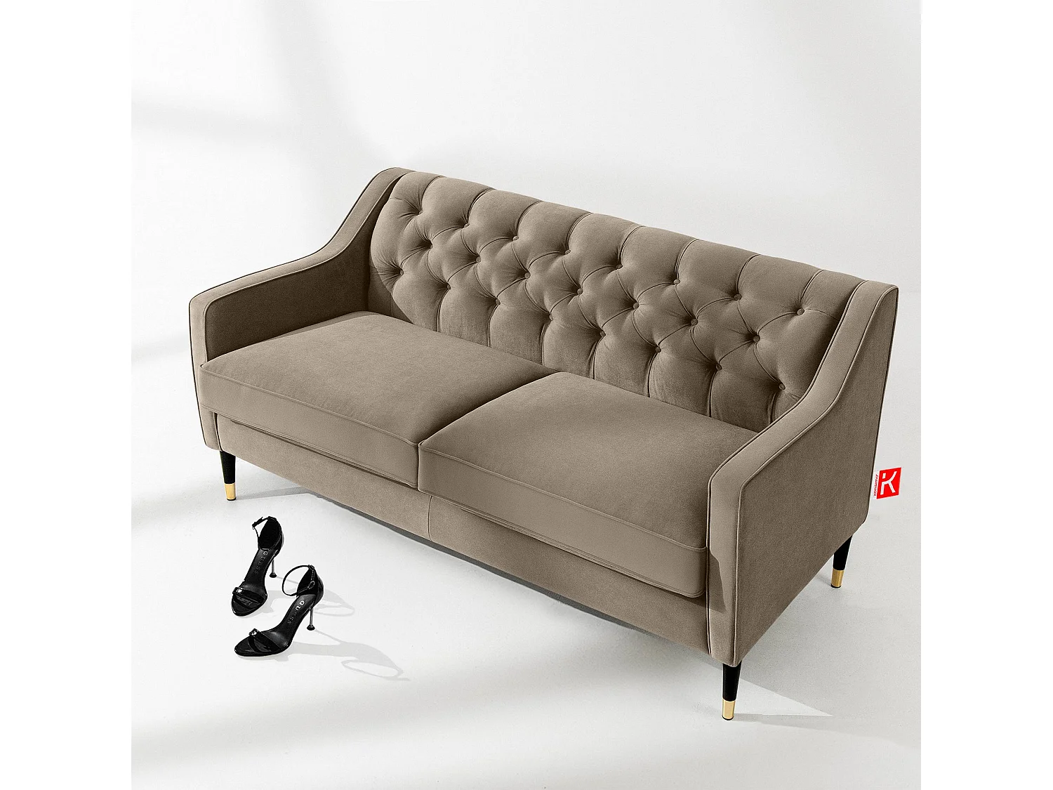 Sofa NOMUS - 2-Sitzer - Beige