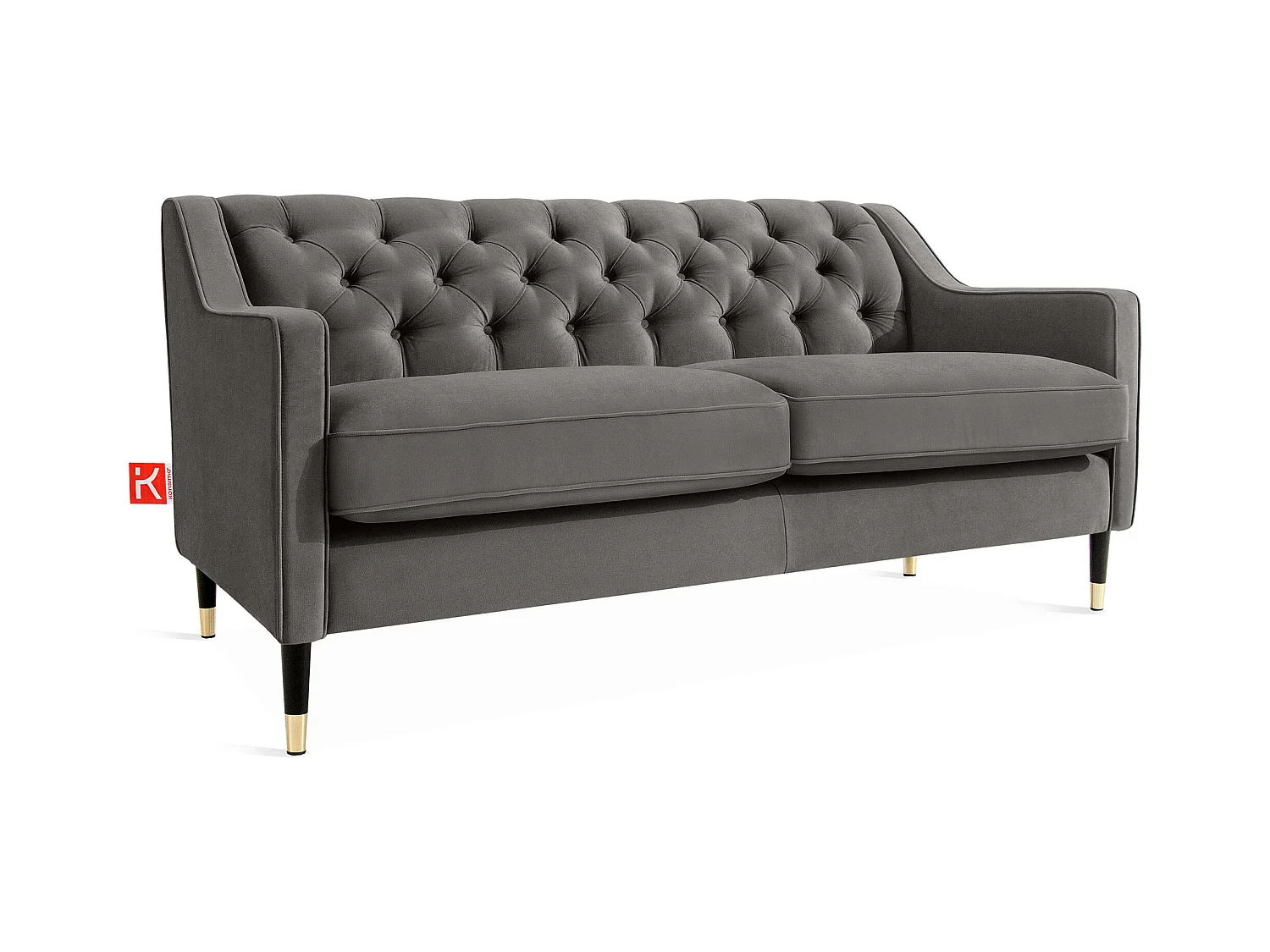 Sofa NOMUS - 2-Sitzer - Grau