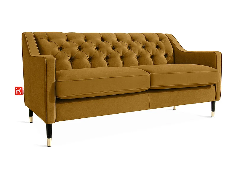 Sofa NOMUS - 2-Sitzer - Gelb