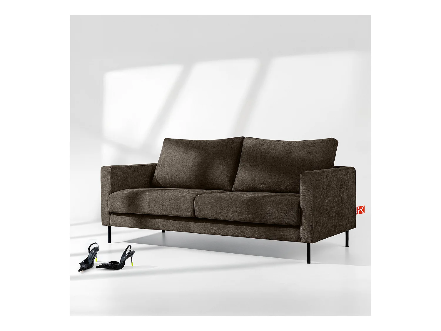 Sofa LUMO - 3-Sitzer - Braun