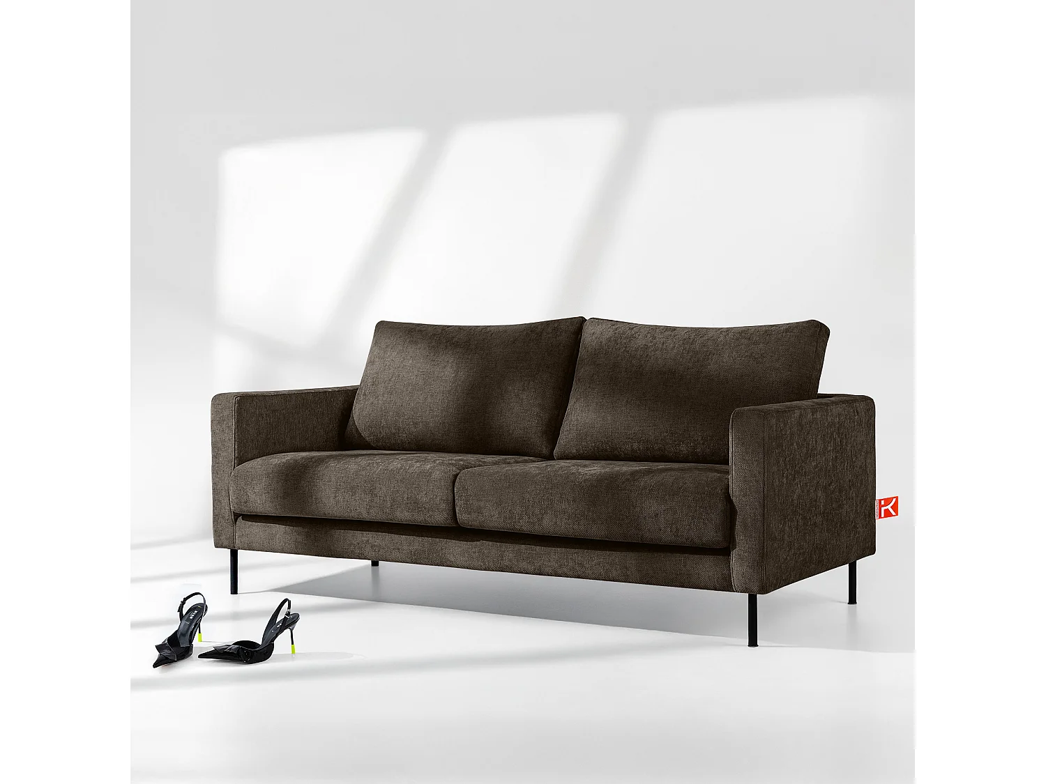 Sofa LUMO - 3-Sitzer - Braun