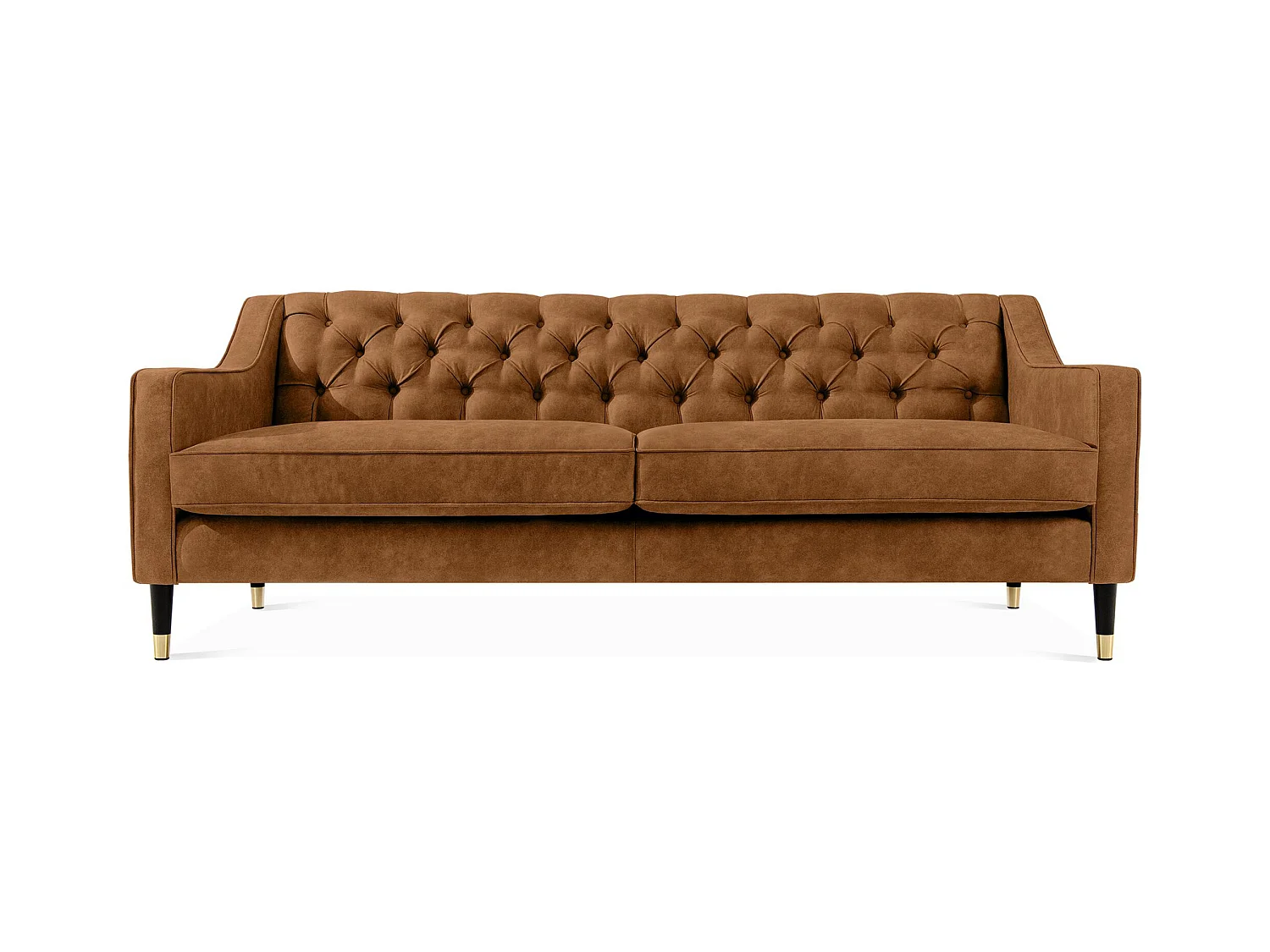 Sofa NOMUS - 3-Sitzer - Dunkelorange