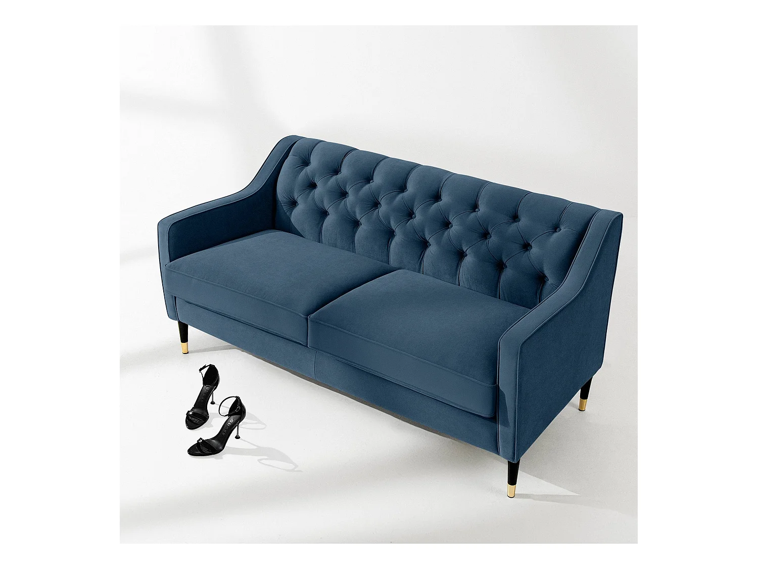 Sofa NOMUS - 2-Sitzer - Marineblau