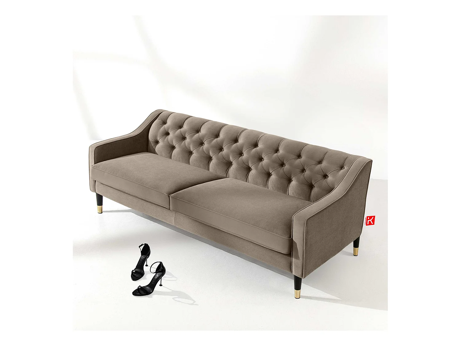 Sofa NOMUS - 3-Sitzer - Beige