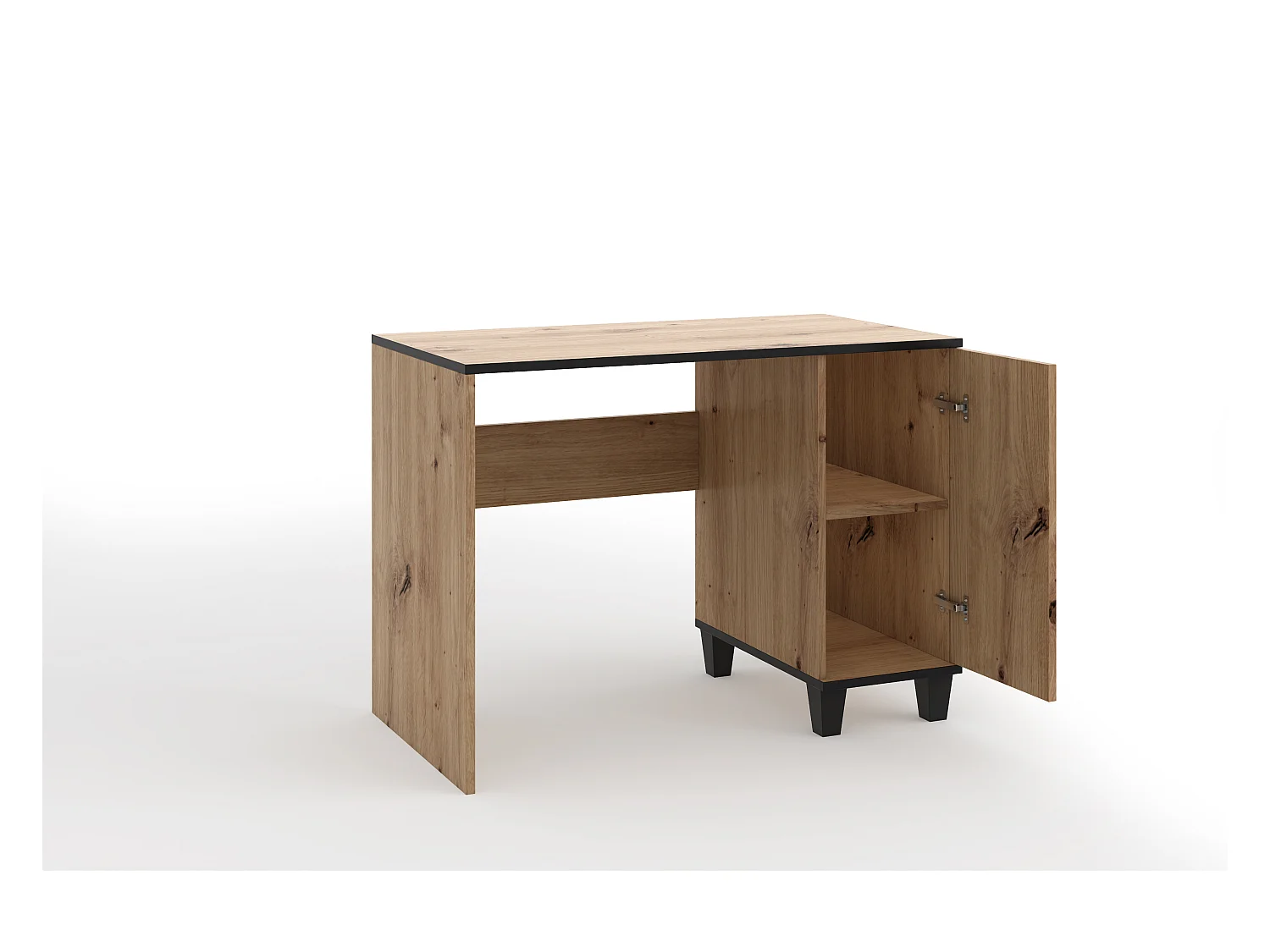 Schreibtisch Vanessa Bürotisch Computertisch Laptoptisch Büromöbel Arbeitstisch mit Scharniertür