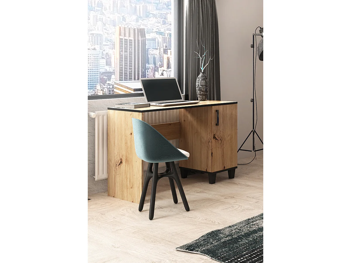 Schreibtisch Vanessa Bürotisch Computertisch Laptoptisch Büromöbel Arbeitstisch mit Scharniertür