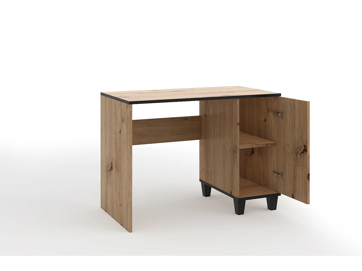 Schreibtisch Vanessa Bürotisch Computertisch Laptoptisch Büromöbel Arbeitstisch mit Scharniertür