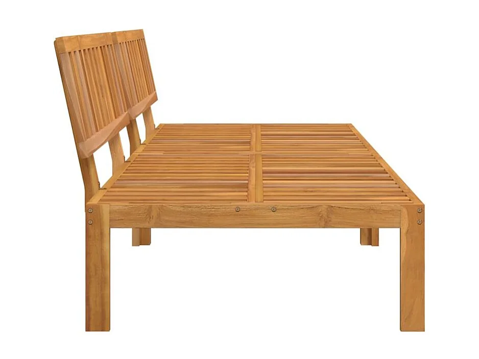 Canapés centraux palette de jardin 2 pcs bois massif d'acacia