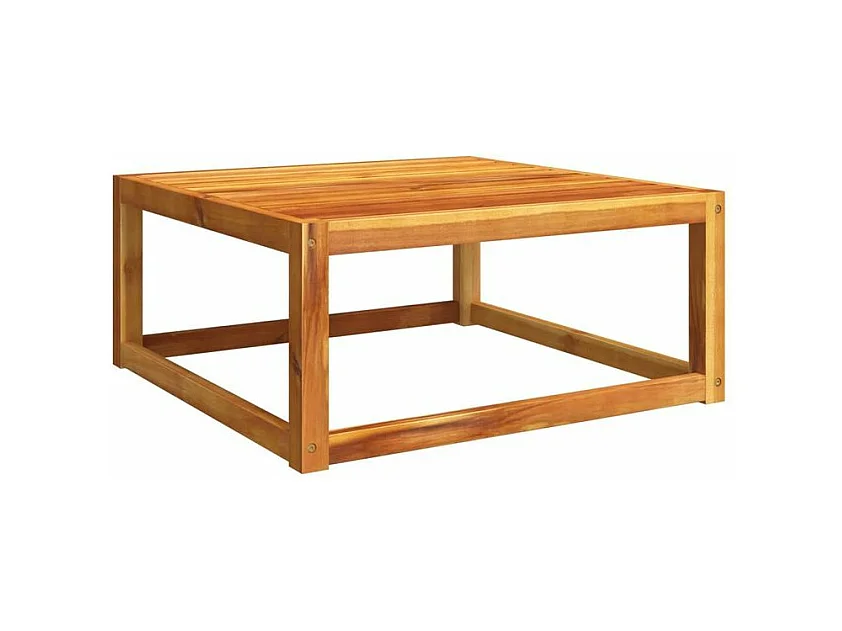 Salon de jardin avec coussins 6 pcs bois d'acacia solide