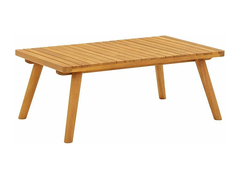 Salon de jardin 7 pcs avec coussins Bois d'acacia solide