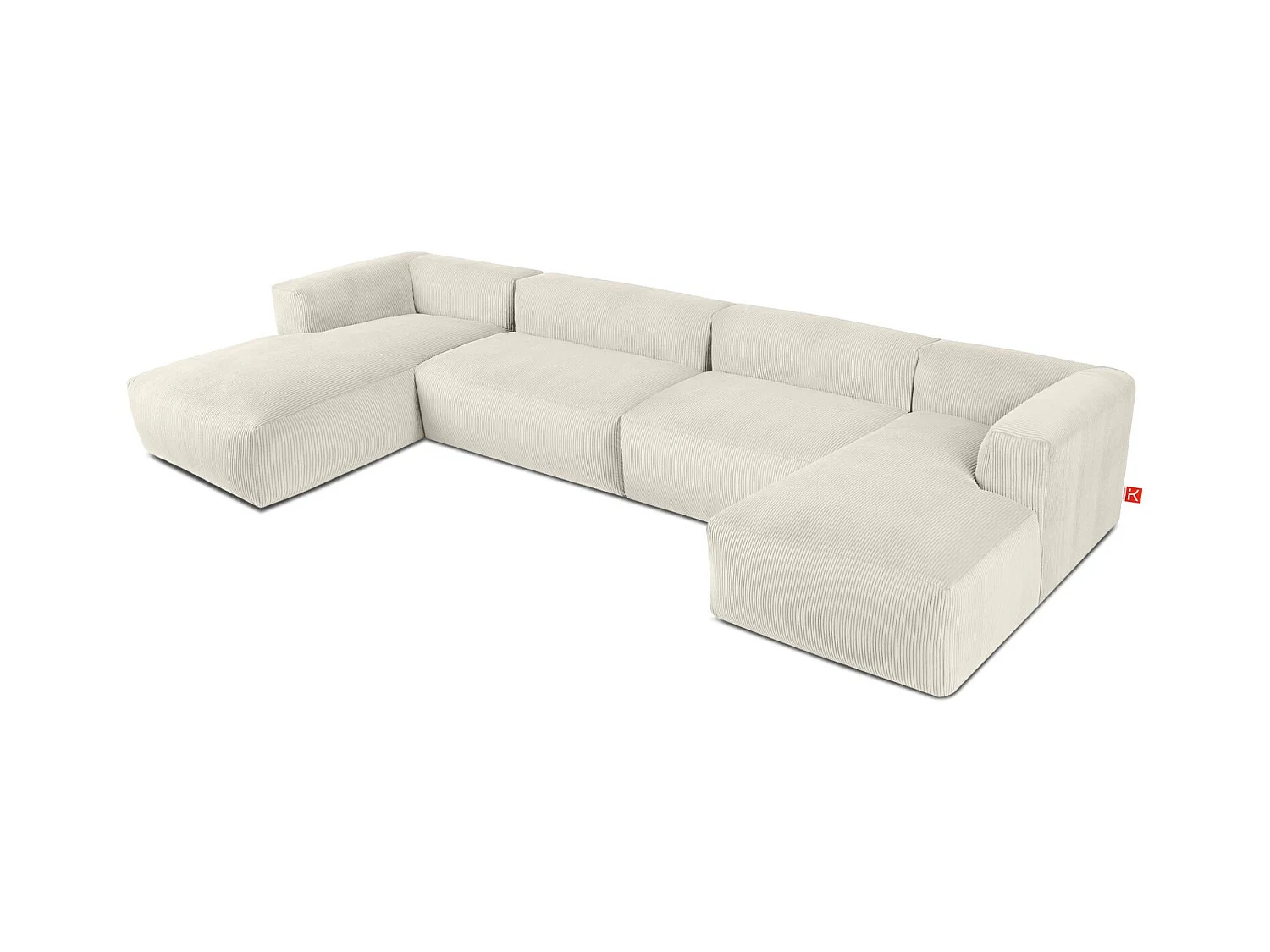 Wohnlandschaft BUFFO 9-Sitzer - Creme