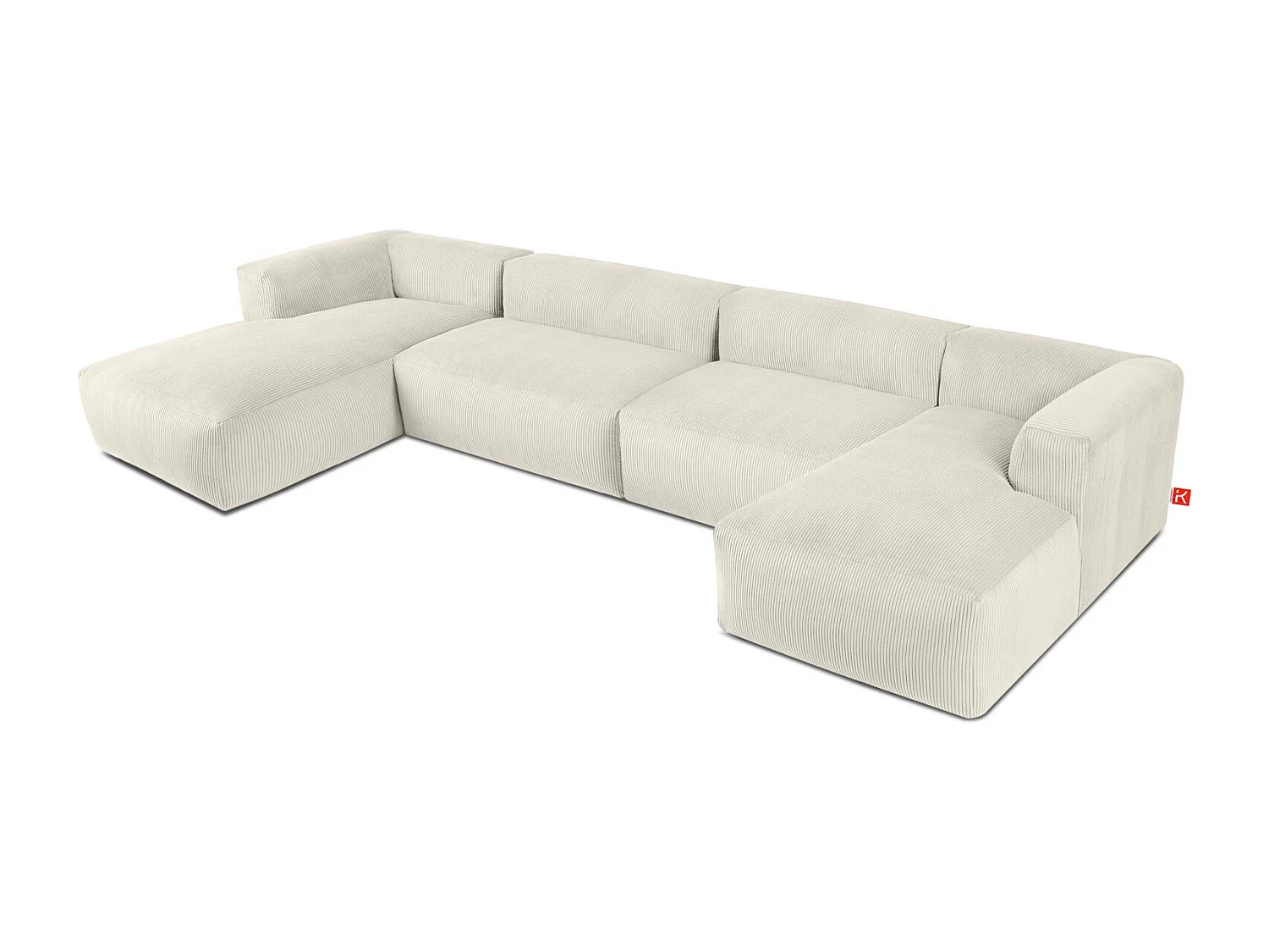 Wohnlandschaft BUFFO 9-Sitzer - Creme