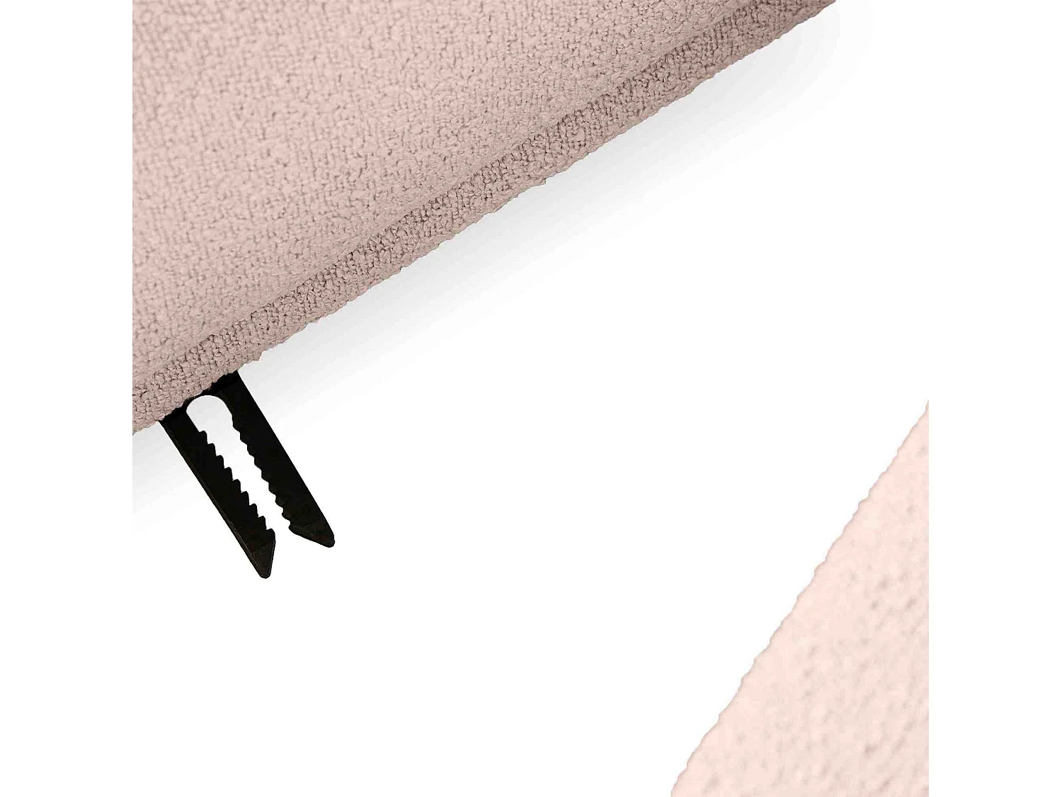 Canapé d'angle droit - FOSERO - 3 places - Rose