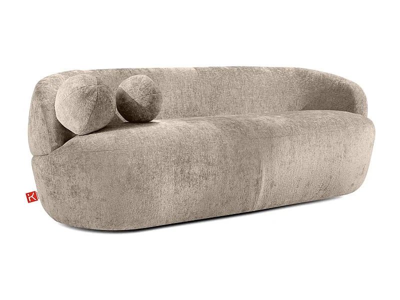 Sofa - modern - NELUM - 3-sitzer - Beige