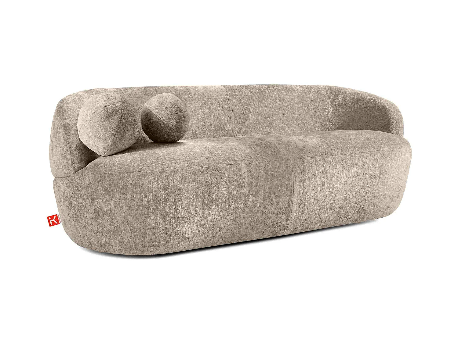 Canapé droit - 3 places NELUM - Beige