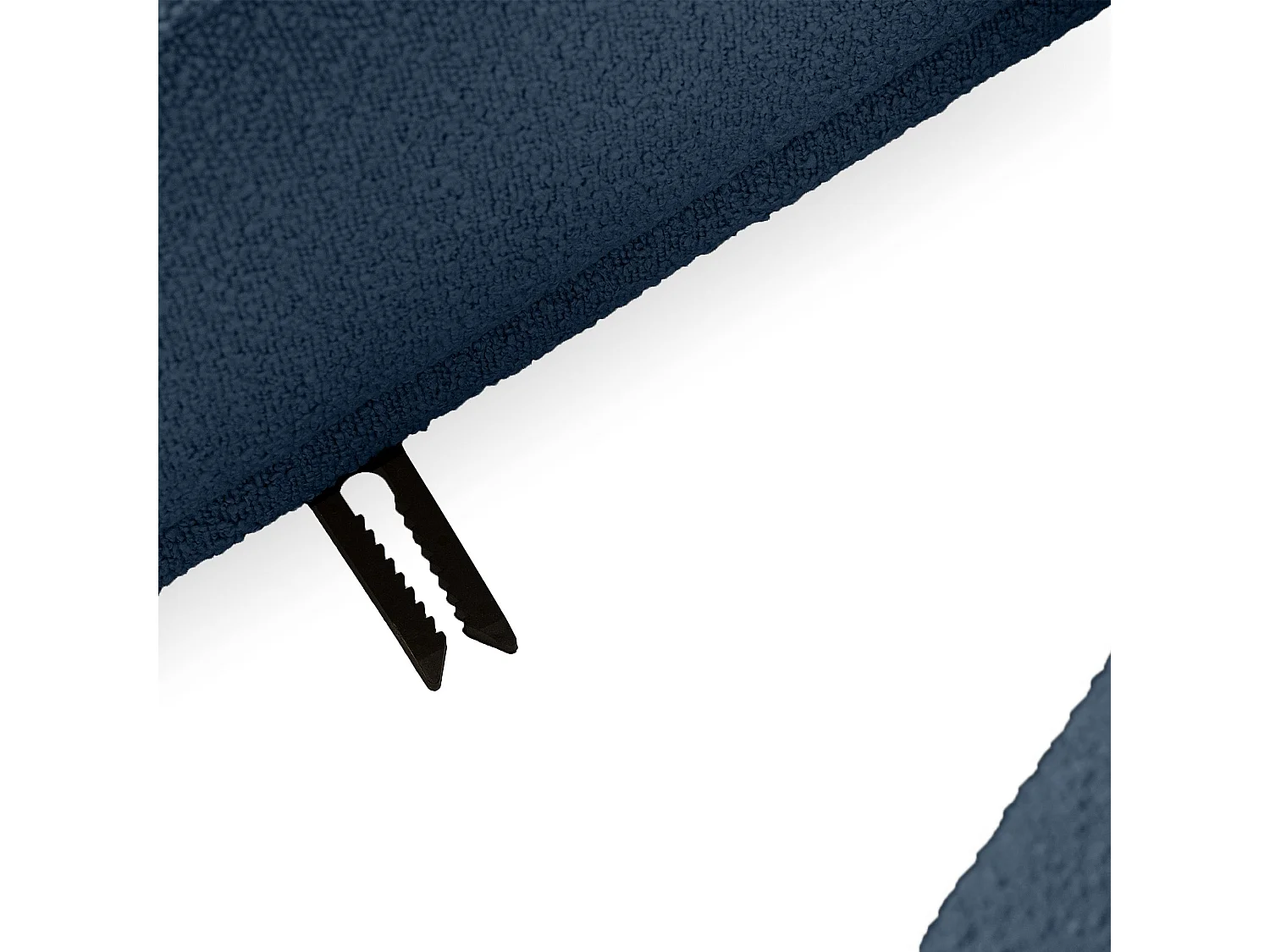 Sofa FOSERO - Ecksofa rechts - 3-Sitzer - Dunkelblau